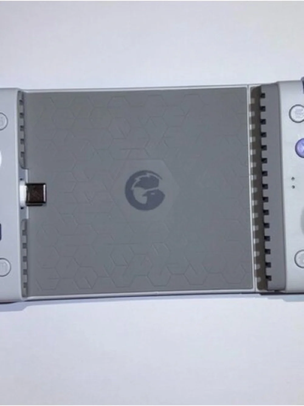 Gray Handheld Gaming Controller Attachment - Portable Mobile Controller